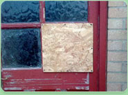 boarded up Putney